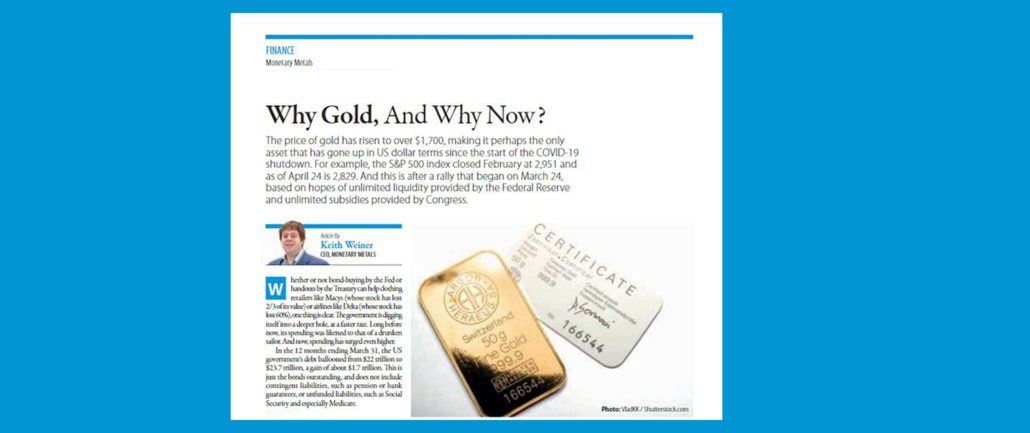 Why Gold Why Now header