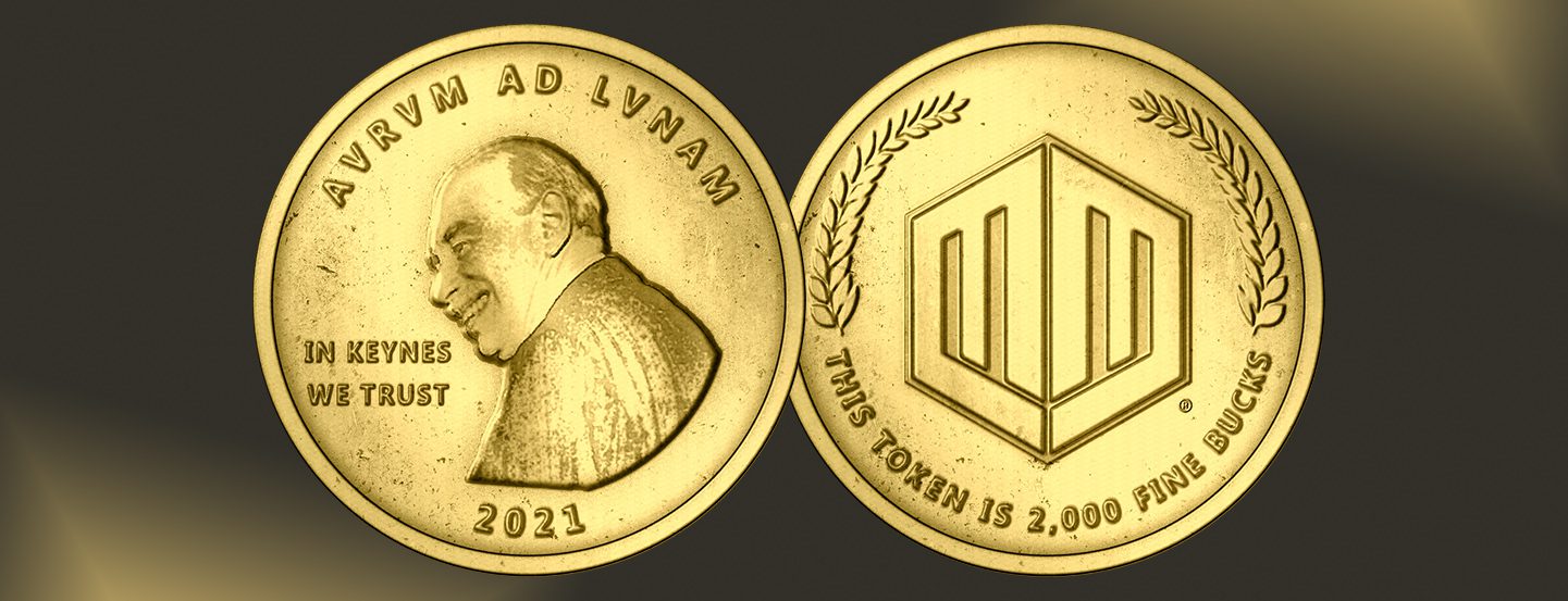 gold token header