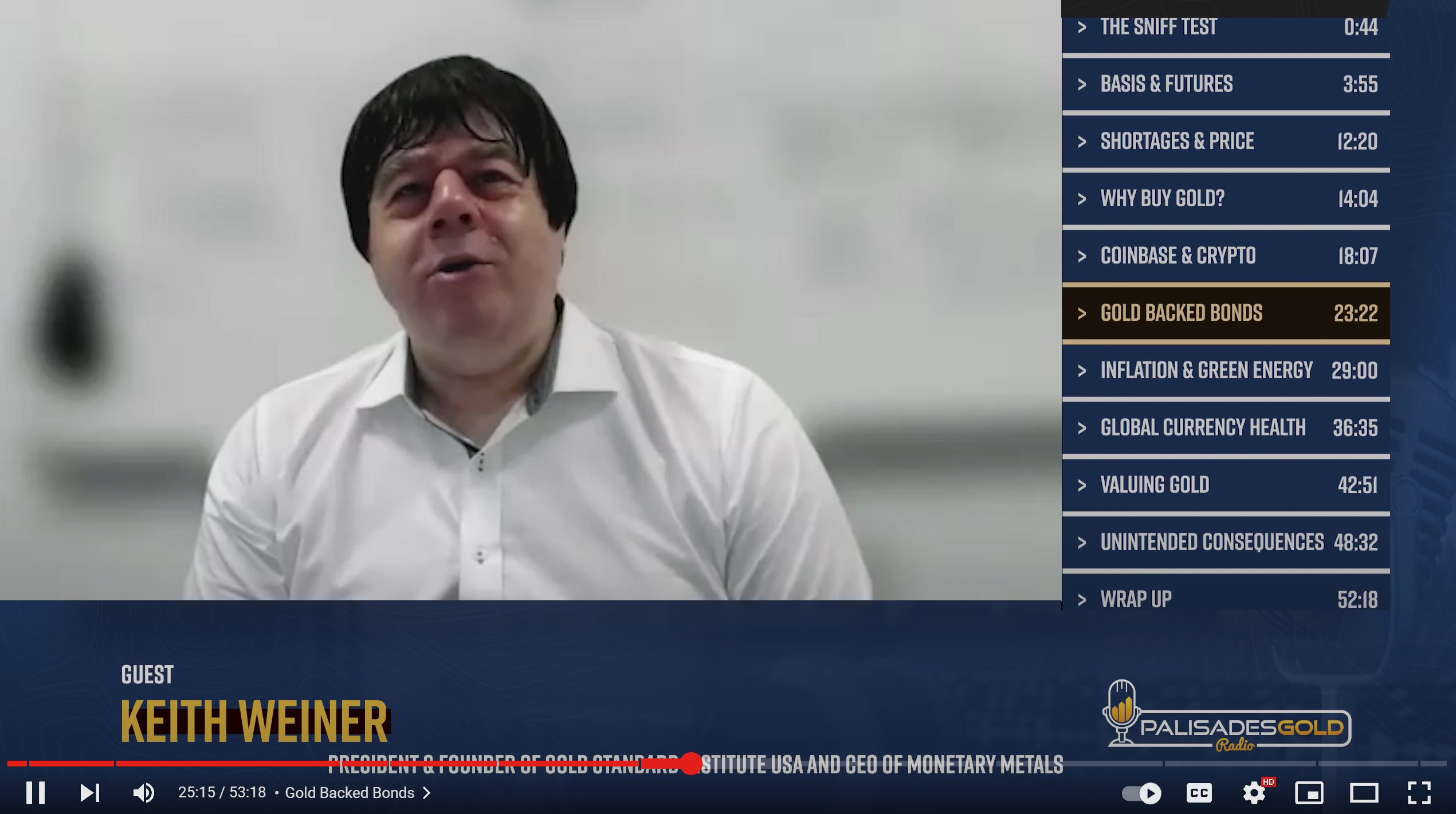 New Palisades Gold Interview with Keith Weiner