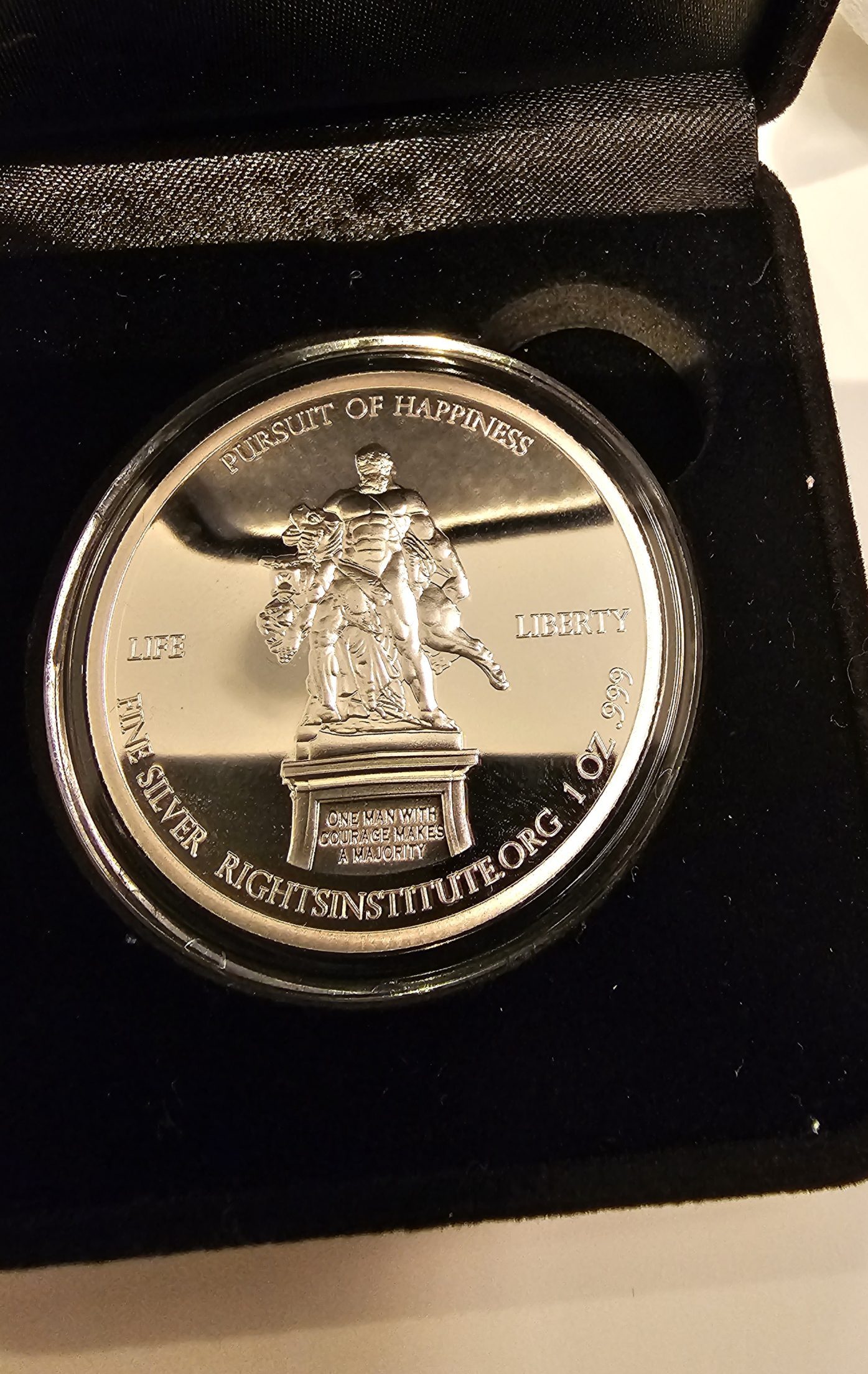 Rights Institute Silver Round Keith Weiner